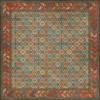 Persian Bazaar - Daghestan - Raduga 96x96 Vintage Vinyl Floorcloth