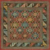 Persian Bazaar - Daghestan - Vedma 36x36 Vintage Vinyl Floorcloth