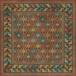 Persian Bazaar - Daghestan - Vedma 60x60 Vintage Vinyl Floorcloth