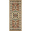Persian Bazaar - Farahan - Ava 36x90 Vintage Vinyl Floorcloth