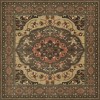 Persian Bazaar - Farahan - Azar 48x48 Vintage Vinyl Floorcloth