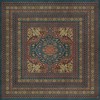Persian Bazaar - Farahan - Delara 120x120 Vintage Vinyl Floorcloth