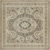Persian Bazaar - Farahan - Mahtab 72x72 Vintage Vinyl Floorcloth
