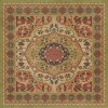 Persian Bazaar - Farahan - Mehr 60x60 Vintage Vinyl Floorcloth