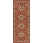 Persian Bazaar - Hamadan - Arkadas 36x90 Vintage Vinyl Floorcloth