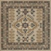 Persian Bazaar - Hamadan - Babayani 36x36 Vintage Vinyl Floorcloth