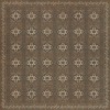 Persian Bazaar - Hamadan - Hadi 120x120 Vintage Vinyl Floorcloth