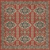 Persian Bazaar - Hamadan - Kismet 60x60 Vintage Vinyl Floorcloth