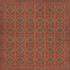Persian Bazaar - Hamadan - Memnu 120x120 Vintage Vinyl Floorcloth