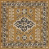Persian Bazaar - Hamadan - Noor 36x36 Vintage Vinyl Floorcloth