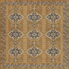 Persian Bazaar - Hamadan - Noor 72x72 Vintage Vinyl Floorcloth
