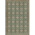 Persian Bazaar - Hamadan - Yakamoz 96x140 Vintage Vinyl Floorcloth