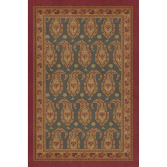 Persian Bazaar - Kintala - Lolo 20x30 Vintage Vinyl Floorcloth