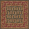 Persian Bazaar - Kintala - Lolo 48x48 Vintage Vinyl Floorcloth