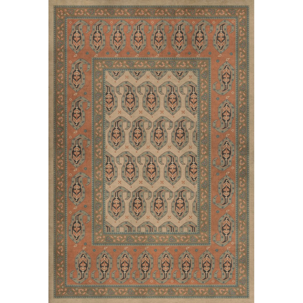 Persian Bazaar - Kintala - Rakli 38x56 Vintage Vinyl Floorcloth