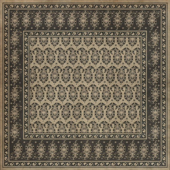 Persian Bazaar - Kintala - Spiuni 60x60 Vintage Vinyl Floorcloth