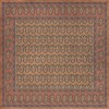 Persian Bazaar - Kintala - Svata 72x72 Vintage Vinyl Floorcloth