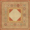 Persian Bazaar - Lombalo - Anoush 48x48 Vintage Vinyl Floorcloth