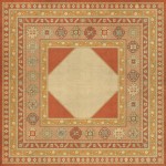 Persian Bazaar - Lombalo - Anoush 60x60 Vintage Vinyl Floorcloth