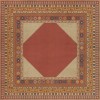 Persian Bazaar - Lombalo - Nareh 120x120 Vintage Vinyl Floorcloth