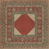 Persian Bazaar - Lombalo - Zartar 60x60 Vintage Vinyl Floorcloth