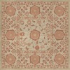 Persian Bazaar - Samarkand - Gazal 36x36 Vintage Vinyl Floorcloth