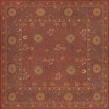 Persian Bazaar - Samarkand - Lola 48x48 Vintage Vinyl Floorcloth