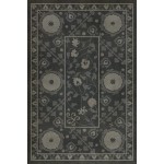 Persian Bazaar - Samarkand - Qora 24x36 Vintage Vinyl Floorcloth