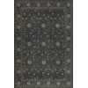 Persian Bazaar - Samarkand - Qora 72x108 Vintage Vinyl Floorcloth