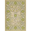 Persian Bazaar - Samarkand - Yashil 38x56 Vintage Vinyl Floorcloth