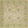 Persian Bazaar - Samarkand - Yashil 60x60 Vintage Vinyl Floorcloth