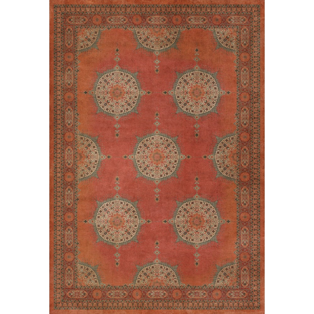 Persian Bazaar - Tabriz - Amesha 120x175 Vintage Vinyl Floorcloth