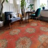Persian Bazaar - Tabriz - Amesha 70x102 Vintage Vinyl Floorcloth