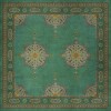 Persian Bazaar - Tabriz - Avesta 120x120 Vintage Vinyl Floorcloth
