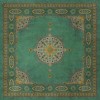 Persian Bazaar - Tabriz - Avesta 36x36 Vintage Vinyl Floorcloth