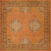 Persian Bazaar - Tabriz - Zurvan 72x72 Vintage Vinyl Floorcloth