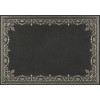 English Library – Treatise 14x20 Vintage Vinyl Floorcloth