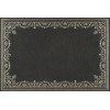 English Library – Treatise 24x36 Vintage Vinyl Floorcloth
