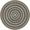 Folk Art Museum - Bulls Eye - Mingling Light 120x120 Vintage Vinyl Floorcloth