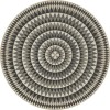 Folk Art Museum - Bulls Eye - Mingling Light 72x72 Vintage Vinyl Floorcloth