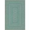 Folk Art Museum - Embroidery - A Rain of Melody 52x76 Vintage Vinyl Floorcloth