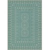 Folk Art Museum - Embroidery - A Rain of Melody 70x102 Vintage Vinyl Floorcloth