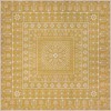 Folk Art Museum - Embroidery - Noonday Dreams 120x120 Vintage Vinyl Floorcloth