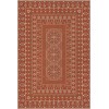 Folk Art Museum - Embroidery - The Sanguine Sunrise 20x30 Vinyl Floorcloth