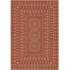 Folk Art Museum - Embroidery - The Sanguine Sunrise 70x102 Vinyl Floorcloth