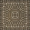 Folk Art Museum - Embroidery - The Tale Untold 48x48 Vintage Vinyl Floorcloth