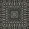 Folk Art Museum - Embroidery - Winters Midnight 72x72 Vintage Vinyl Floorcloth