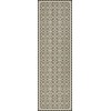 Folk Art Museum - Floral Quilt - A Field of Cotton 36x115 Vinyl Floorcloth