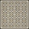 Folk Art Museum - Floral Quilt - A Field of Cotton 36x36 Vinyl Floorcloth