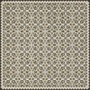 Folk Art Museum - Floral Quilt - A Field of Cotton 60x60 Vinyl Floorcloth